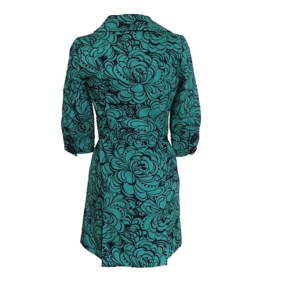 Guess Green and Blue Printed Floral Jacket, Size XS 🔴CLEARANCE🔴 - Picture 2 of 6